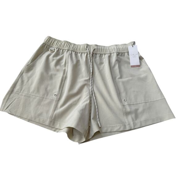 NWT Calia Women's Sage Dune 5" High Rise Hiking Shorts Size XL